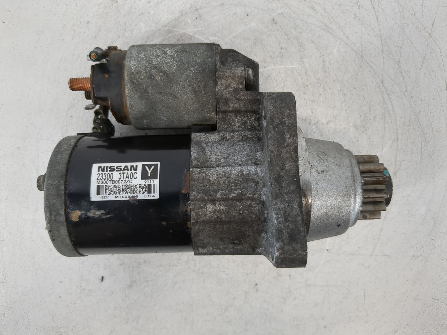 2015-2020 Nissan Rogue Car Starter Motor Solenoid OEM P/N:23300 3TA0C Fits Fits 2015 2016 2017 2018 2019 2020 OEM Used Auto 