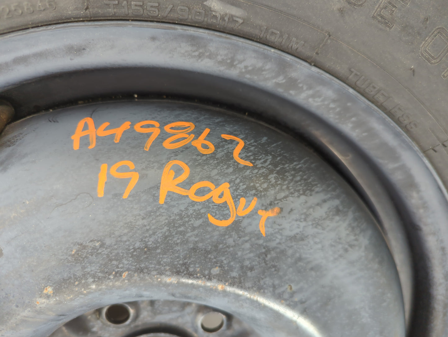 2010-2020 Nissan Rogue Spare Donut Tire Wheel Rim Oem - Oemusedautoparts1.com