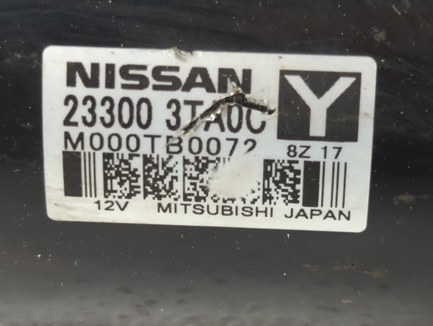 2015-2020 Nissan Rogue Car Starter Motor Solenoid OEM P/N:23300 3TA0C Fits Fits 2015 2016 2017 2018 2019 2020 OEM Used Auto 