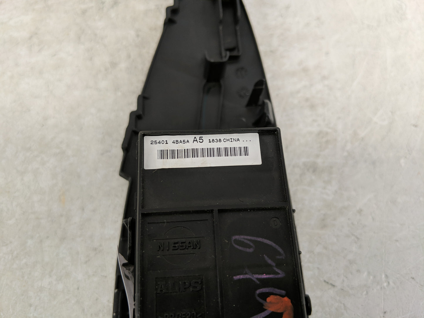 2014-2020 Nissan Rogue Master Power Window Switch Replacement Driver Side Left P/N:25401 4BA5A Fits OEM Used Auto Parts - Oe