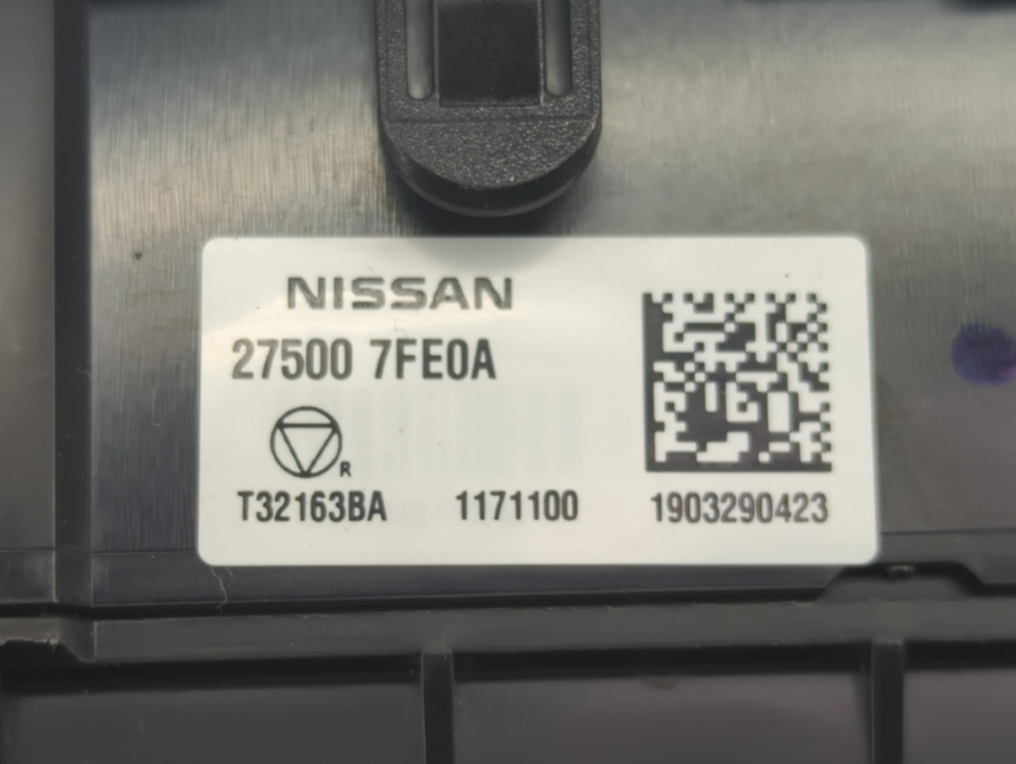 2017-2020 Nissan Rogue Climate Control Module Temperature AC/Heater Replacement P/N:275007FE0A Fits Fits 2017 2018 2019 2020