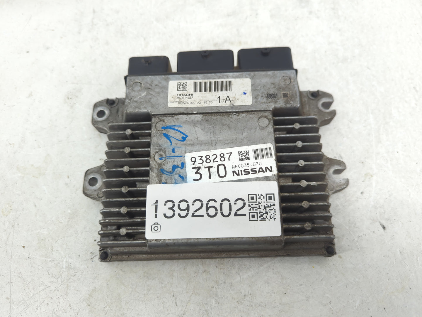 2018-2019 Nissan Rogue PCM Engine Control Computer ECU ECM PCU OEM P/N:NEC035-070 Fits Fits 2018 2019 OEM Used Auto Parts - 