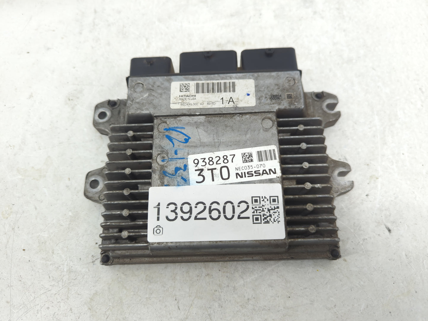 2018-2019 Nissan Rogue PCM Engine Control Computer ECU ECM PCU OEM P/N:NEC035-070 Fits Fits 2018 2019 OEM Used Auto Parts - 