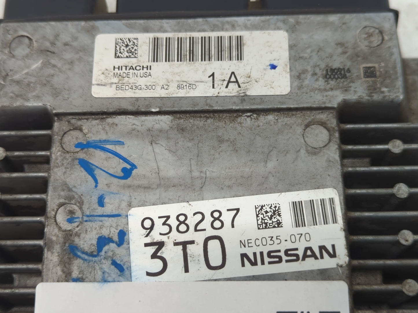 2018-2019 Nissan Rogue PCM Engine Control Computer ECU ECM PCU OEM P/N:NEC035-070 Fits Fits 2018 2019 OEM Used Auto Parts - 
