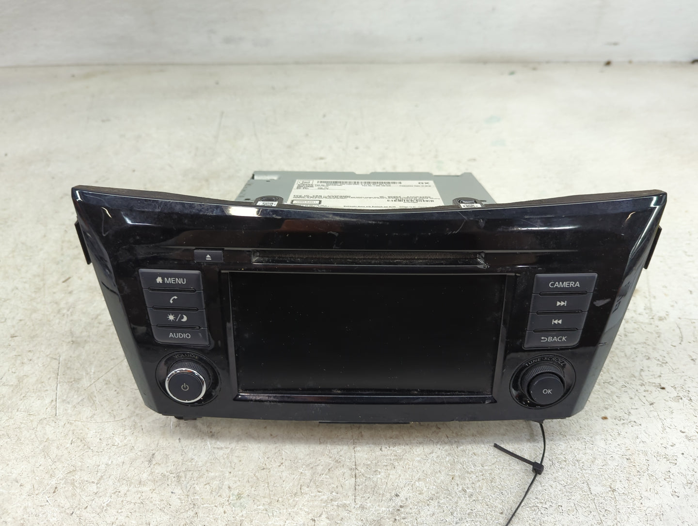 2018-2020 Nissan Rogue Radio AM FM Cd Player Receiver Replacement P/N:7 505 750 845 2591A8FM0C Fits Fits 2018 2019 2020 OEM 
