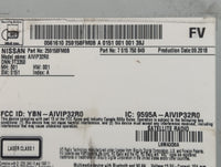 2018-2022 Nissan Rogue Radio AM FM Cd Player Receiver Replacement P/N:259158FM0C 7515750861 Fits Fits 2018 2019 2020 2021 20