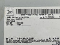 2018-2022 Nissan Rogue Radio AM FM Cd Player Receiver Replacement P/N:259158FM0C 7515750861 Fits Fits 2018 2019 2020 2021 20