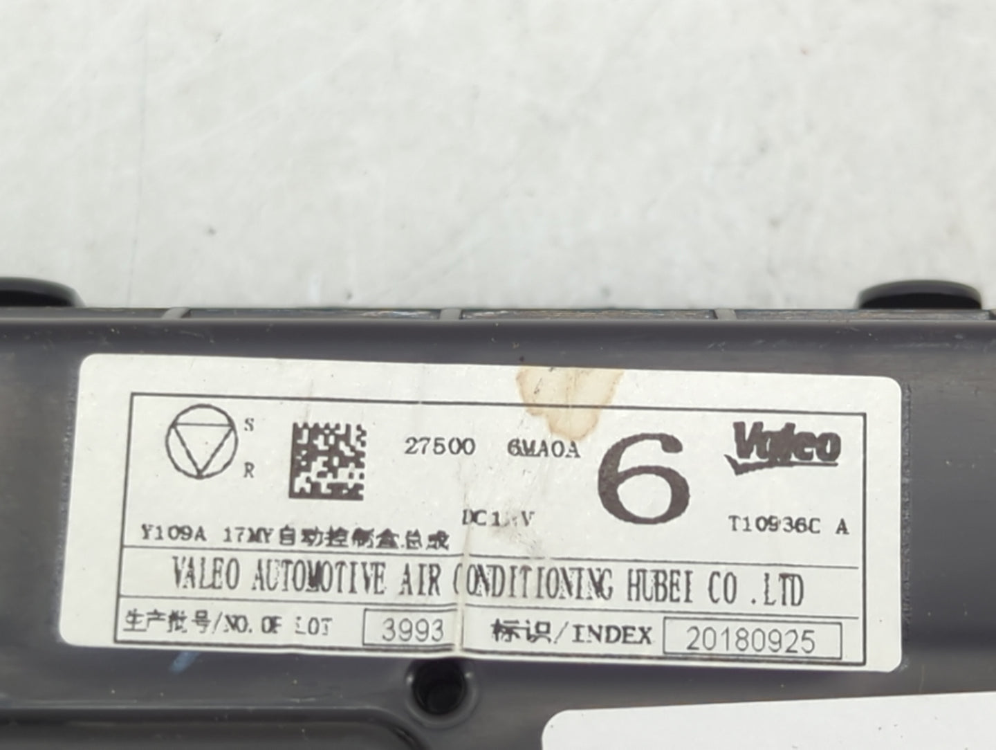 2017-2022 Nissan Rogue Climate Control Module Temperature AC/Heater Replacement P/N:275006MA0A T10936CA Fits OEM Used Auto P