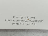2019 Nissan Rogue Owners Manual Book Guide P/N:OM19EA 0T32U0 OEM Used Auto Parts - Oemusedautoparts1.com