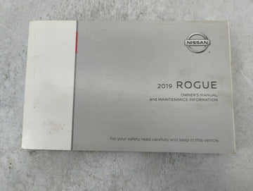 2019 Nissan Rogue Owners Manual Book Guide P/N:OM19EA 0T32U1 OEM Used Auto Parts - Oemusedautoparts1.com