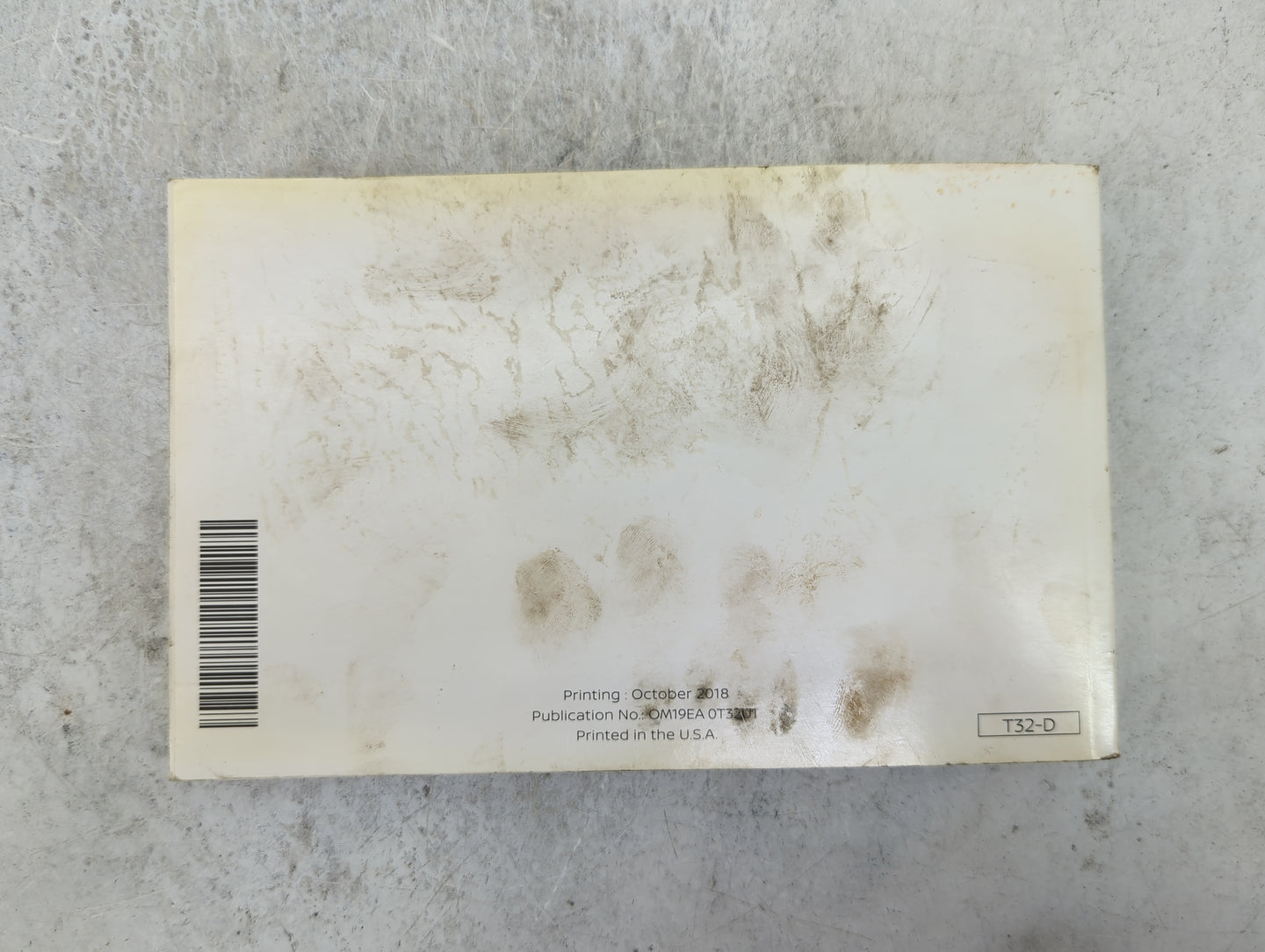 2019 Nissan Rogue Owners Manual Book Guide P/N:OM19EA 0T32U1 OEM Used Auto Parts - Oemusedautoparts1.com