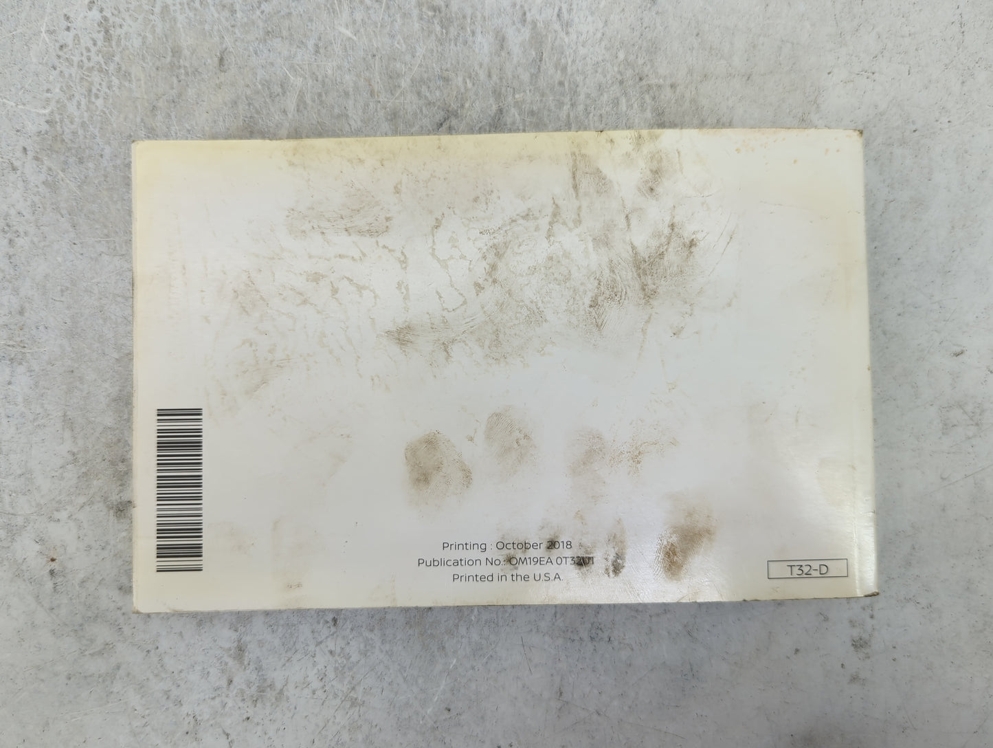 2019 Nissan Rogue Owners Manual Book Guide P/N:OM19EA 0T32U1 OEM Used Auto Parts - Oemusedautoparts1.com