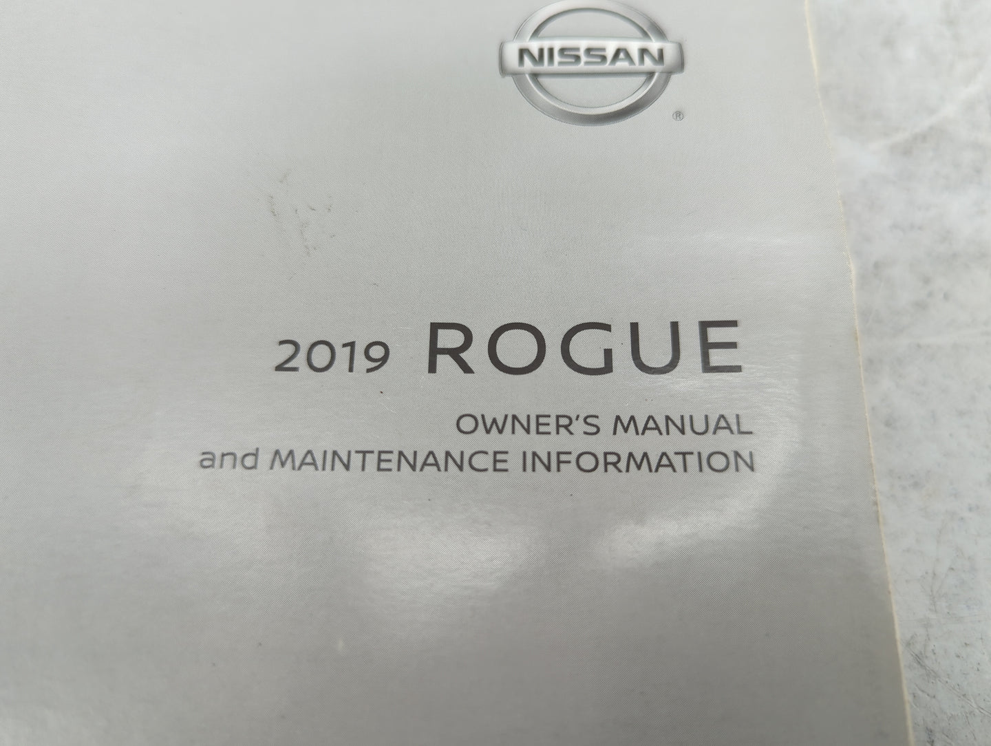 2019 Nissan Rogue Owners Manual Book Guide P/N:OM19EA 0T32U0 OEM Used Auto Parts - Oemusedautoparts1.com