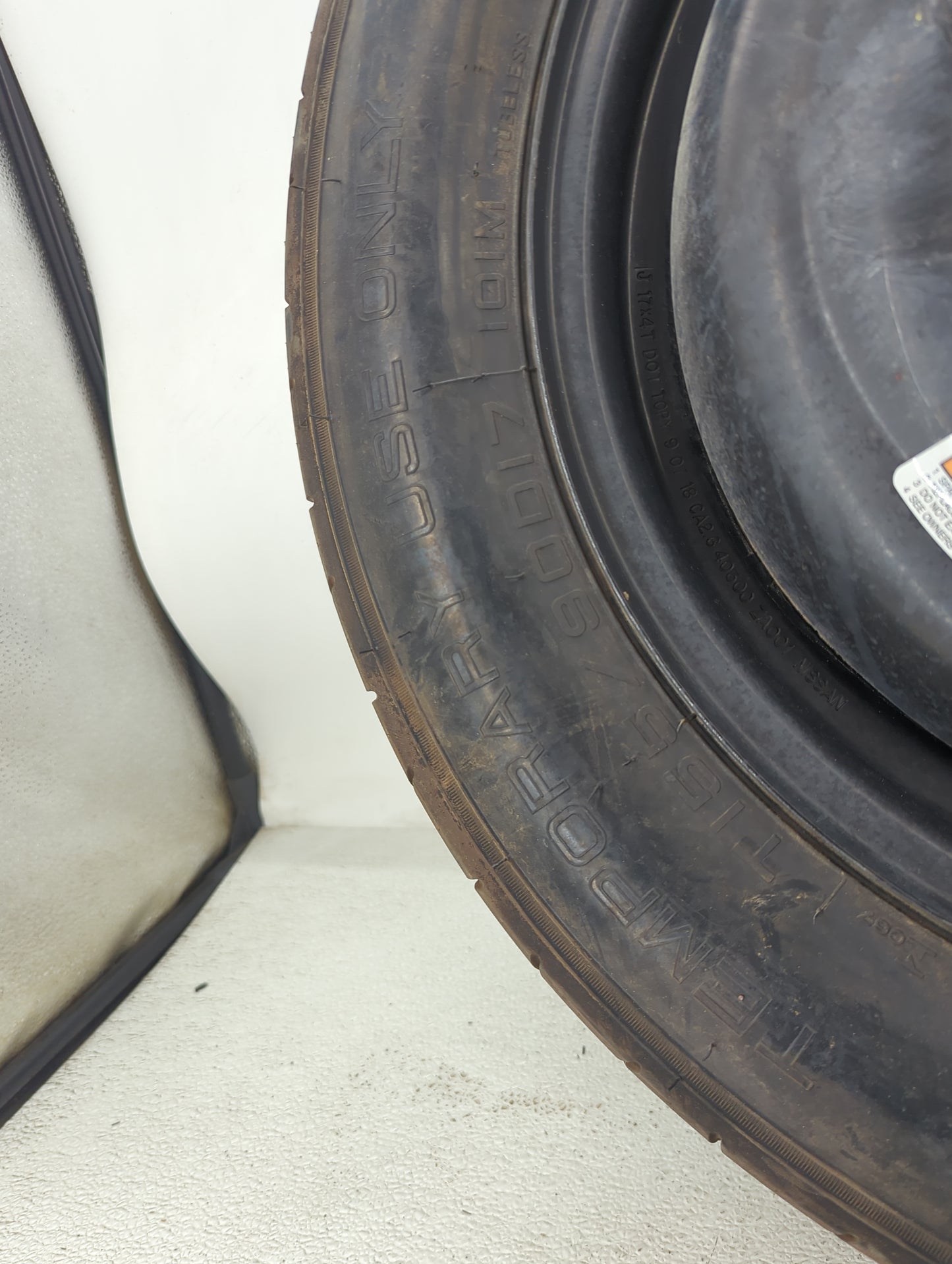 2014-2020 Nissan Rogue Spare Donut Tire Wheel Rim Oem 1490860 - Oemusedautoparts1.com