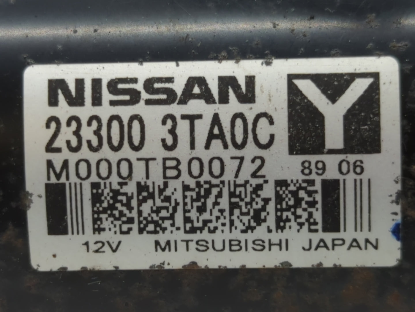 2015-2020 Nissan Rogue Car Starter Motor Solenoid OEM P/N:23300 3TA0C Fits Fits 2015 2016 2017 2018 2019 2020 OEM Used Auto 