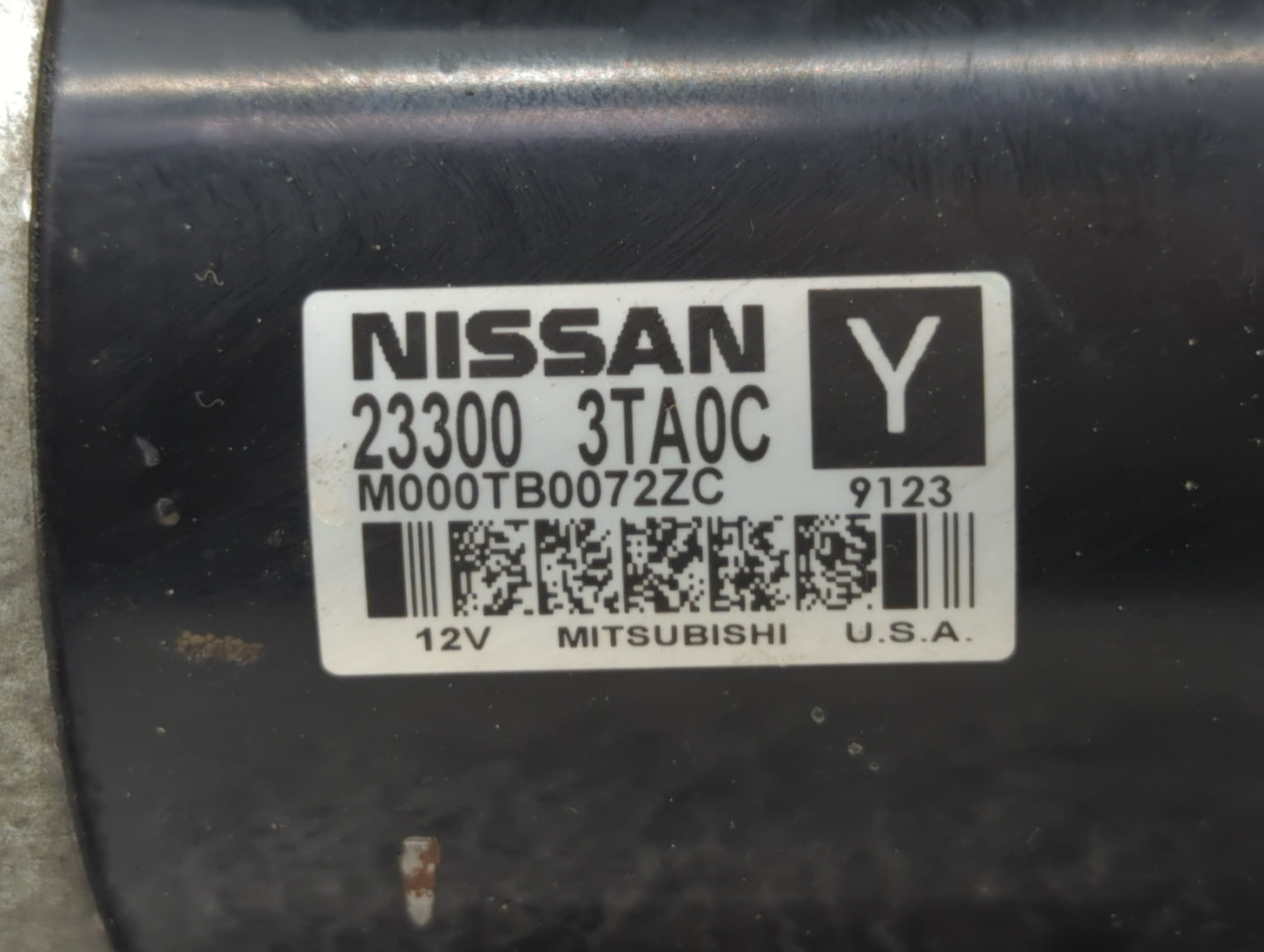 2015-2020 Nissan Rogue Car Starter Motor Solenoid OEM P/N:M000TB0072ZC 23300 3TA0C Fits Fits 2015 2016 2017 2018 2019 2020 O