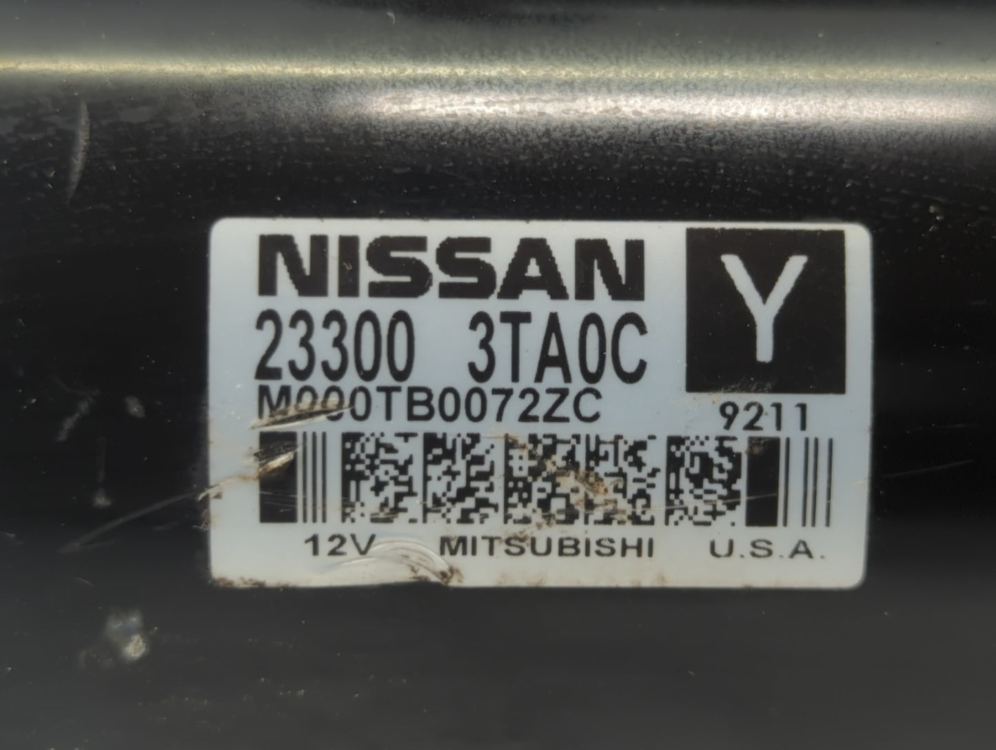 2015-2020 Nissan Rogue Car Starter Motor Solenoid OEM P/N:23300 3TA0C Fits Fits 2015 2016 2017 2018 2019 2020 OEM Used Auto 