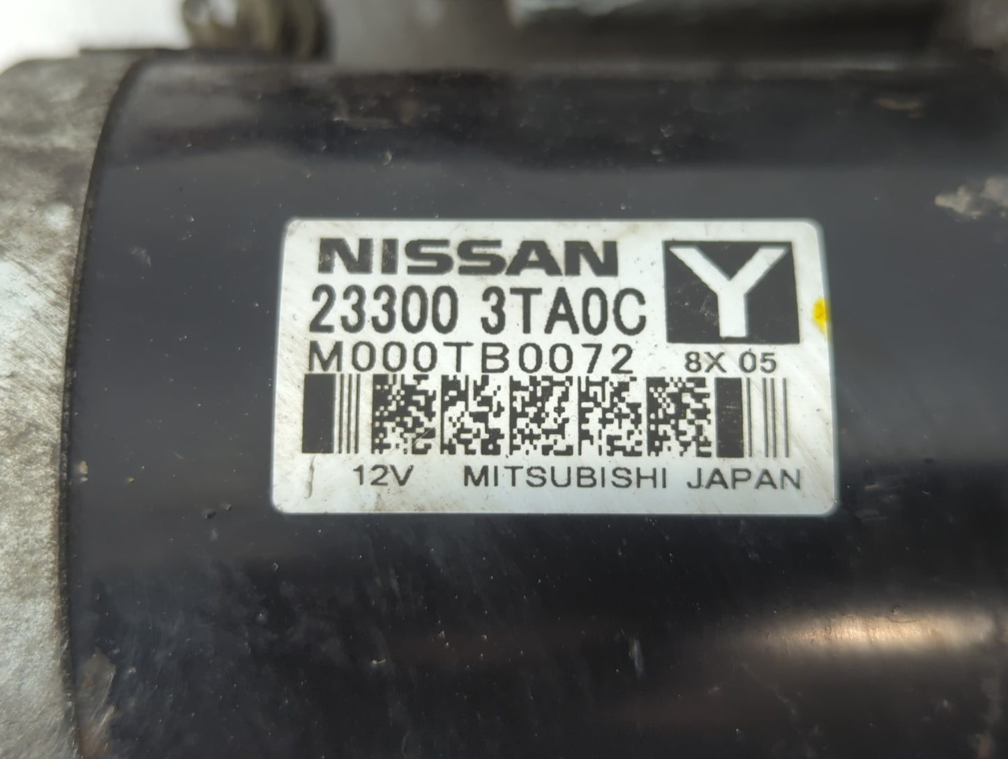 2015-2020 Nissan Rogue Car Starter Motor Solenoid OEM P/N:23300 3TA0C Fits Fits 2015 2016 2017 2018 2019 2020 OEM Used Auto 