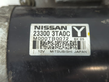 2015-2020 Nissan Rogue Car Starter Motor Solenoid OEM P/N:23300 3TA0C Fits Fits 2015 2016 2017 2018 2019 2020 OEM Used Auto Parts