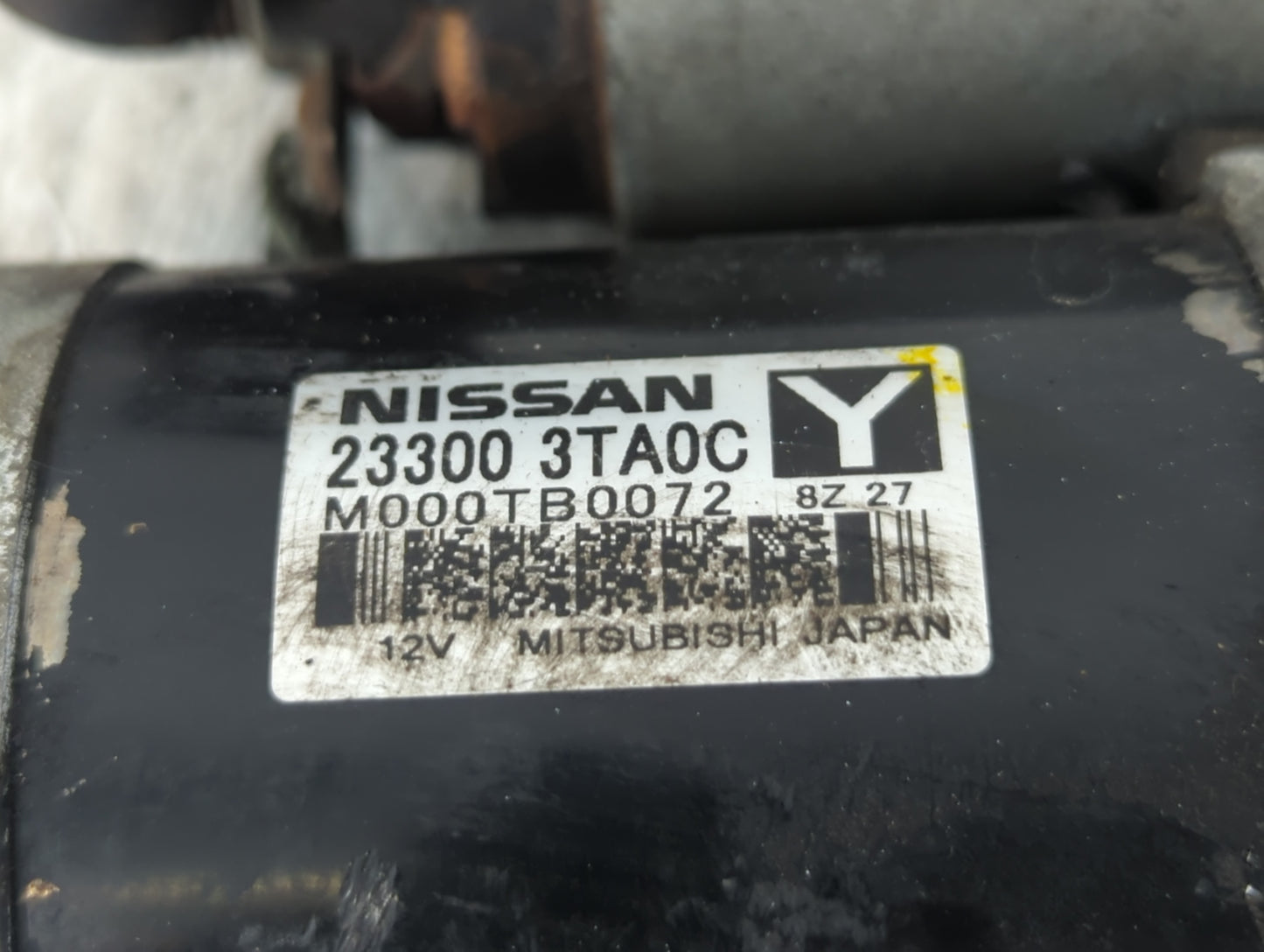 2015-2020 Nissan Rogue Car Starter Motor Solenoid OEM P/N:M000TB0072 23300 3TA0C Fits Fits 2015 2016 2017 2018 2019 2020 OEM