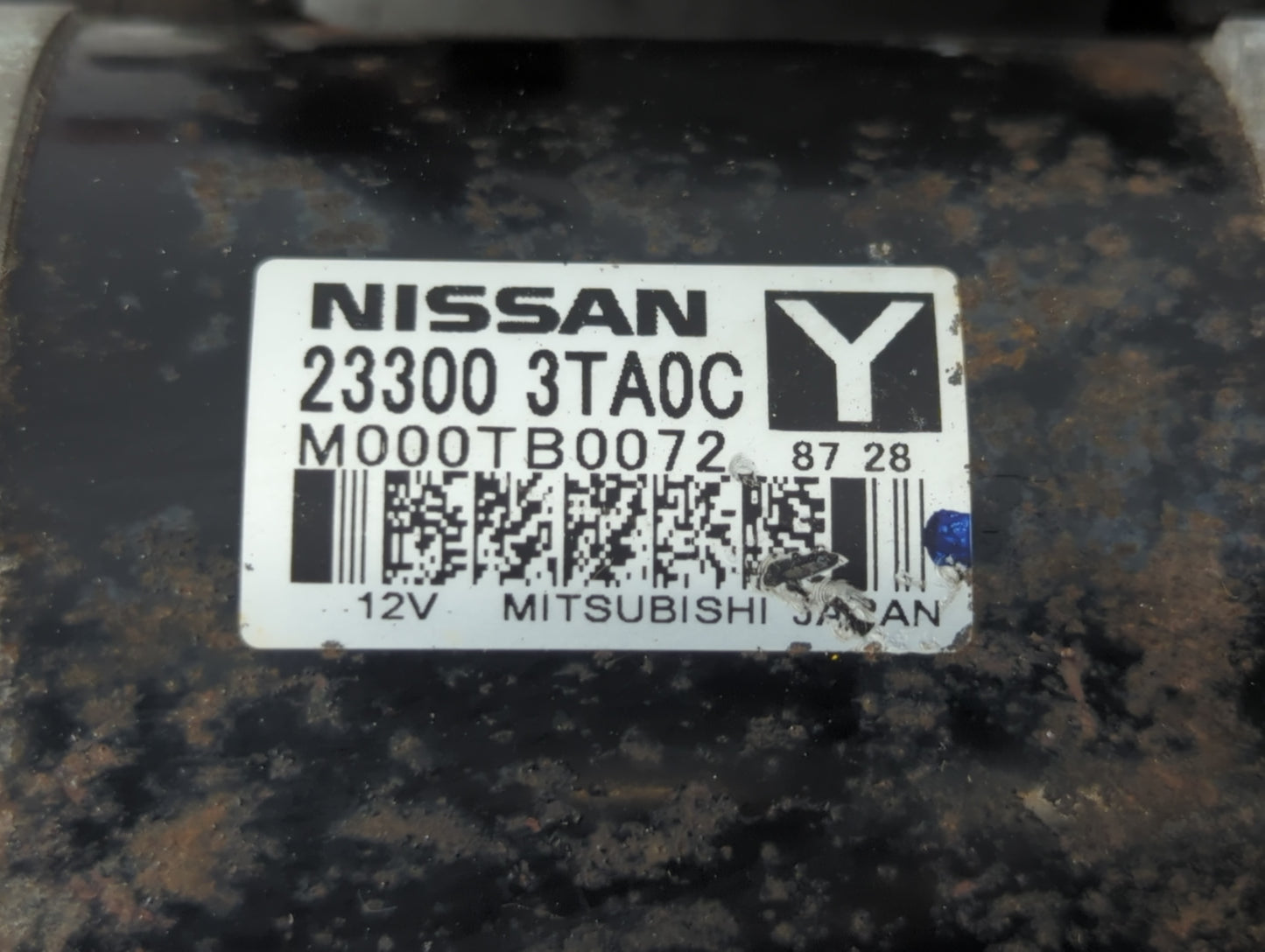 2015-2020 Nissan Rogue Car Starter Motor Solenoid OEM P/N:M000TB0072 23300 3TA0C Fits Fits 2015 2016 2017 2018 2019 2020 OEM
