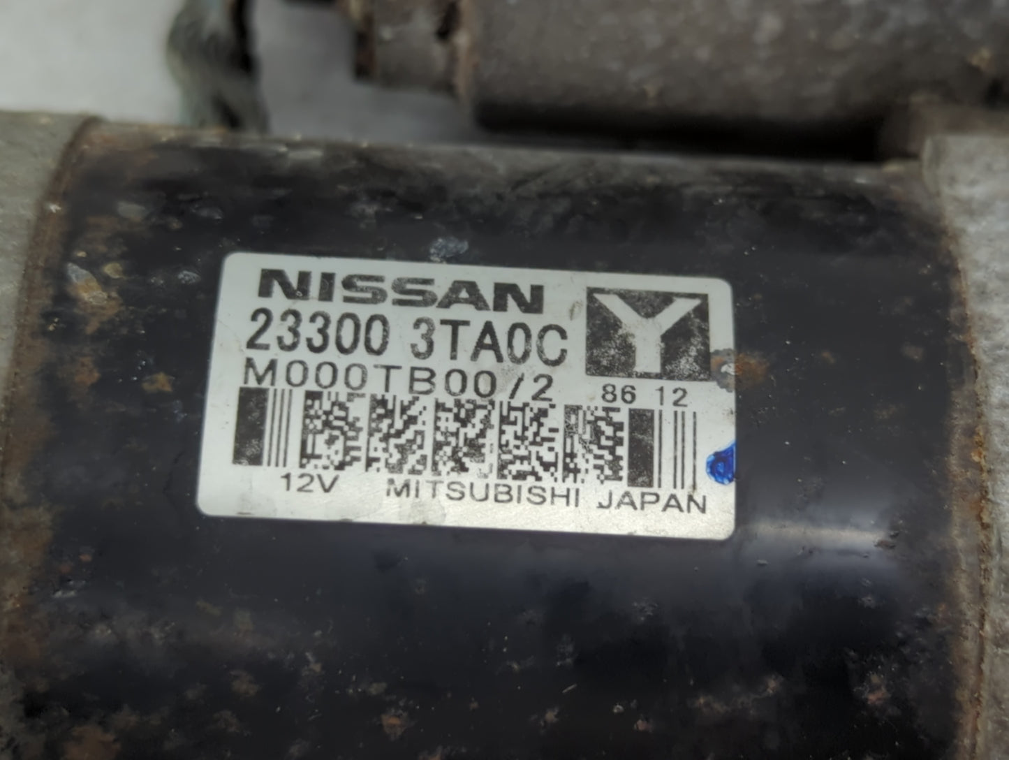 2015-2020 Nissan Rogue Car Starter Motor Solenoid OEM P/N:23300 3TA0C Fits Fits 2015 2016 2017 2018 2019 2020 OEM Used Auto 