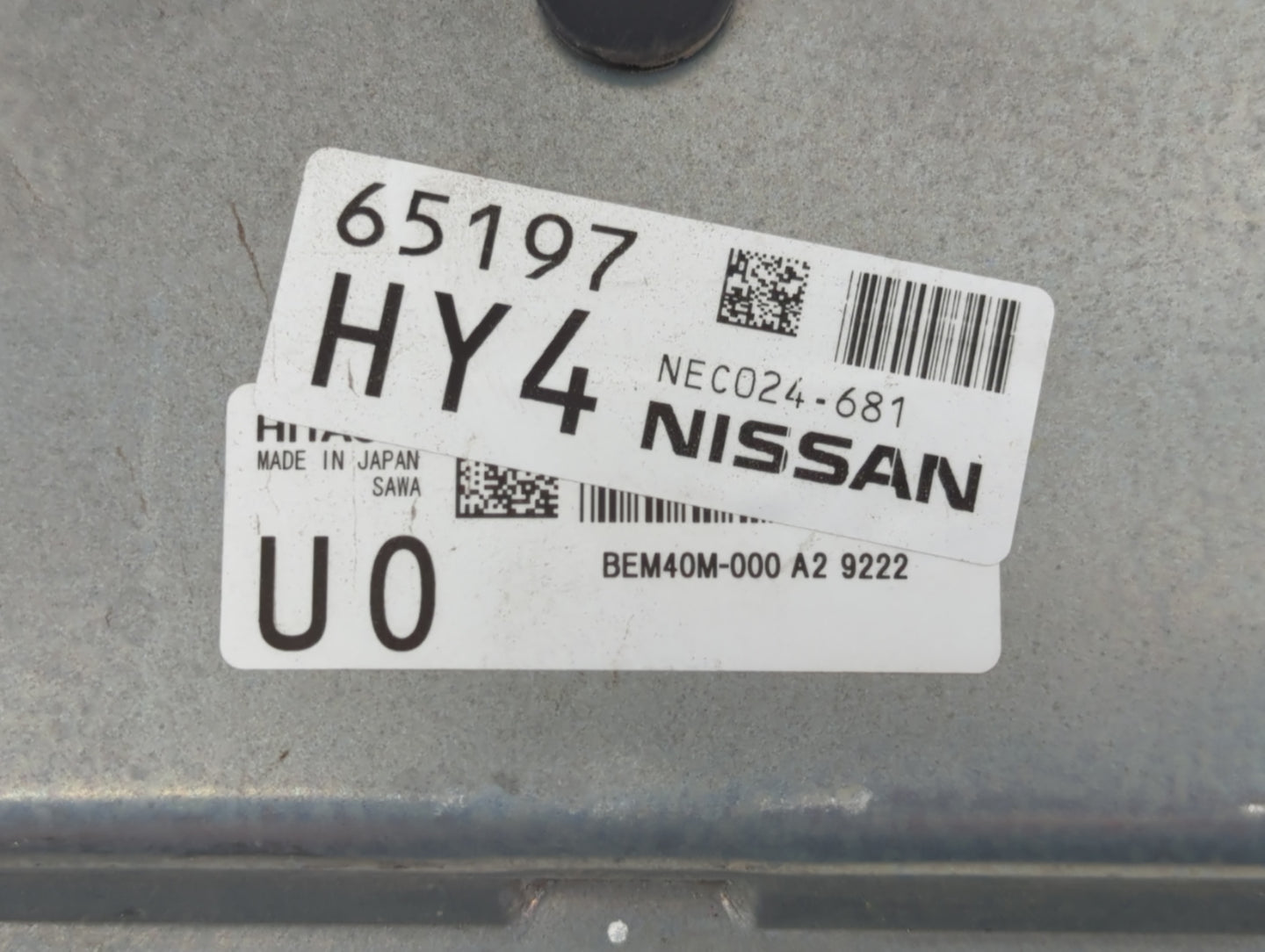 2018-2020 Nissan Rogue PCM Engine Control Computer ECU ECM PCU OEM P/N:56197 NEC024-681 Fits Fits 2018 2019 2020 OEM Used Au
