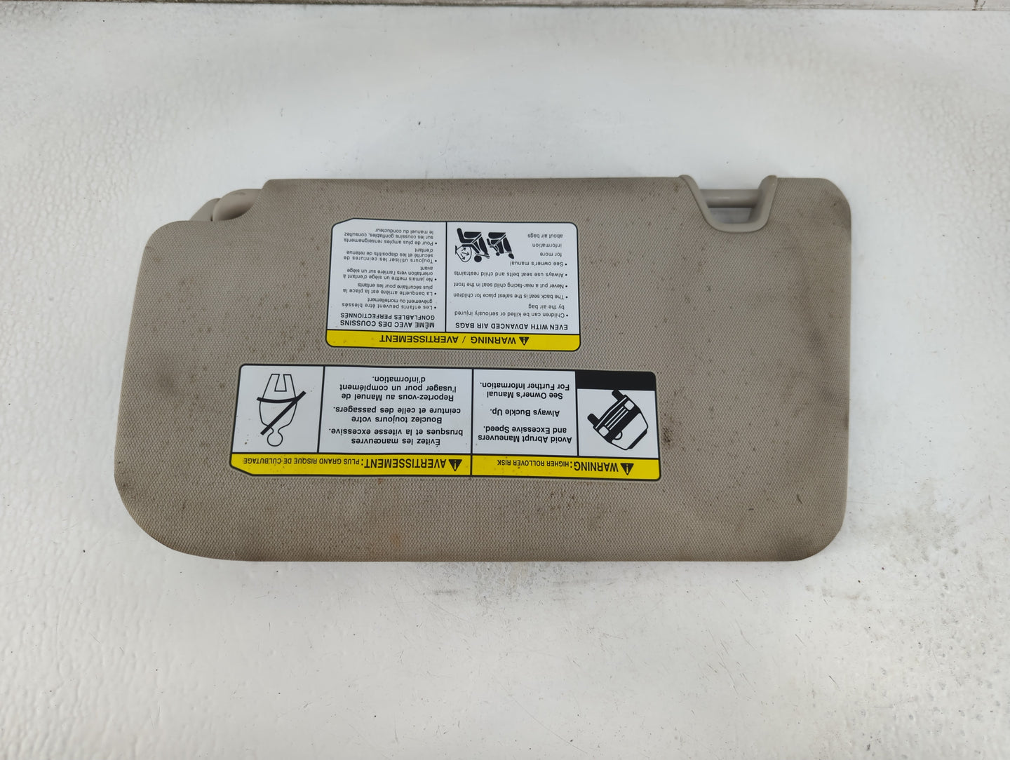 2018-2020 Nissan Rogue Sun Visor Shade Replacement Driver Left Mirror Fits Fits 2018 2019 2020 OEM Used Auto Parts - Oemused