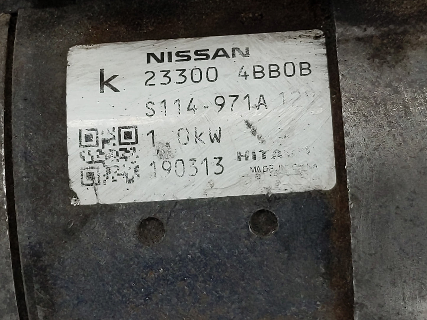 2017-2020 Nissan Rogue Sport Car Starter Motor Solenoid OEM P/N:23300 4BB0B Fits Fits 2017 2018 2019 2020 2021 OEM Used Auto