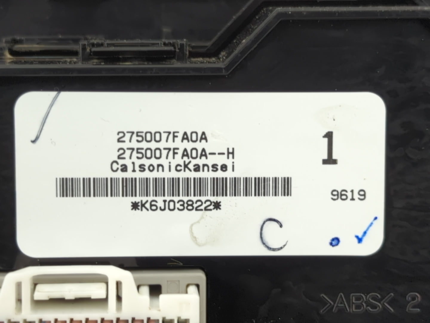 2017-2022 Nissan Rogue Sport Climate Control Module Temperature AC/Heater Replacement P/N:275007FA0A Fits OEM Used Auto Part