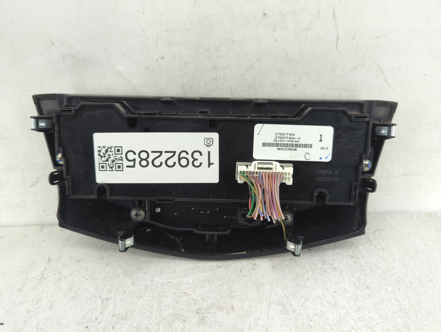 2017-2022 Nissan Rogue Sport Climate Control Module Temperature AC/Heater Replacement P/N:275007FA0A Fits OEM Used Auto Part