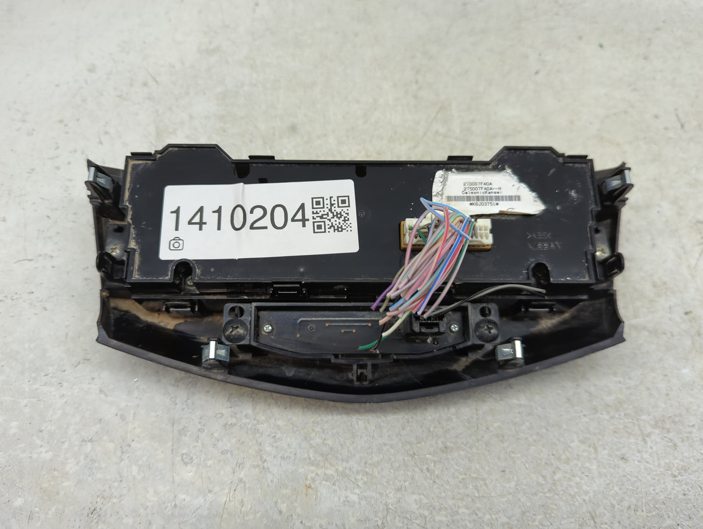 2017-2022 Nissan Rogue Sport Climate Control Module Temperature AC/Heater Replacement P/N:275007FA0A H Fits OEM Used Auto Pa