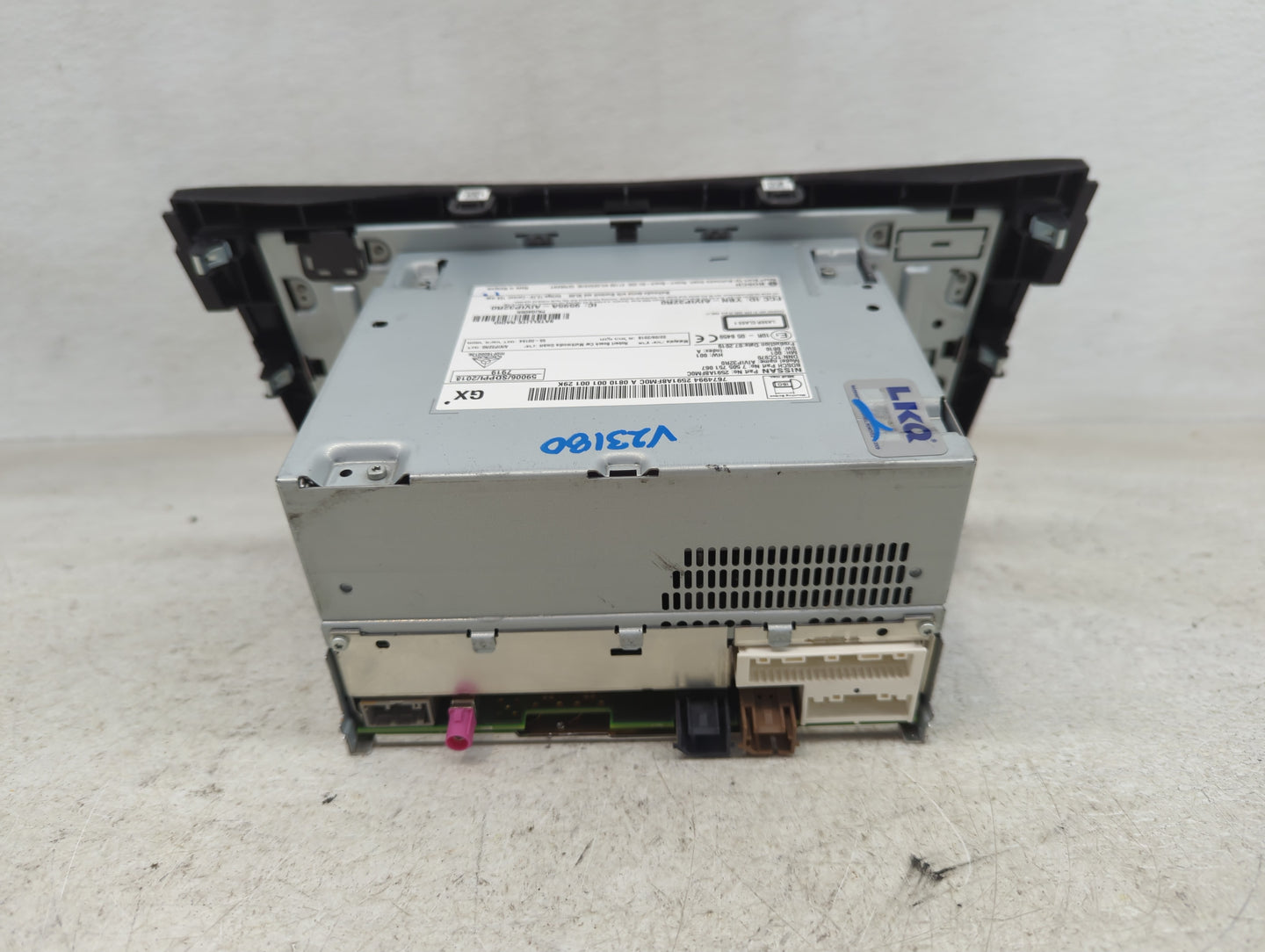 2019-2022 Nissan Rogue Sport Radio AM FM Cd Player Receiver Replacement P/N:2591A8FM0C Fits Fits 2019 2020 2021 2022 OEM Use