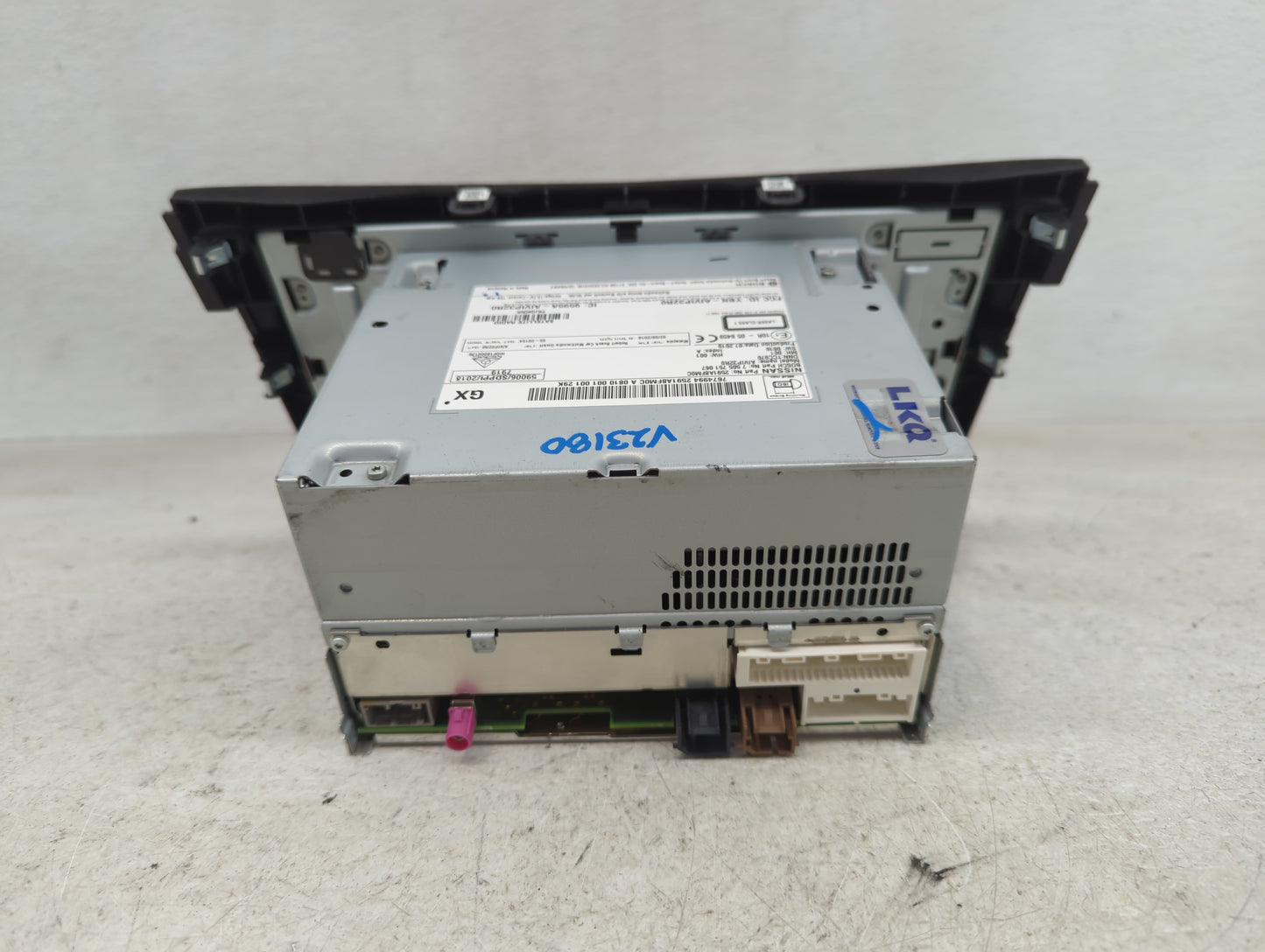2019-2022 Nissan Rogue Sport Radio AM FM Cd Player Receiver Replacement P/N:2591A8FM0C Fits Fits 2019 2020 2021 2022 OEM Use