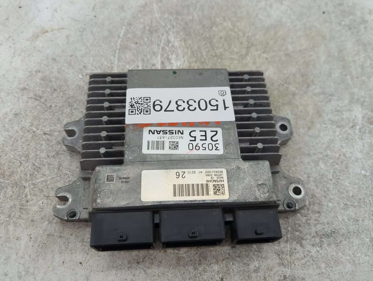 2018-2022 Nissan Rogue Sport PCM Engine Control Computer ECU ECM PCU OEM P/N:BED43J-000 NEC027-631 Fits OEM Used Auto Parts 