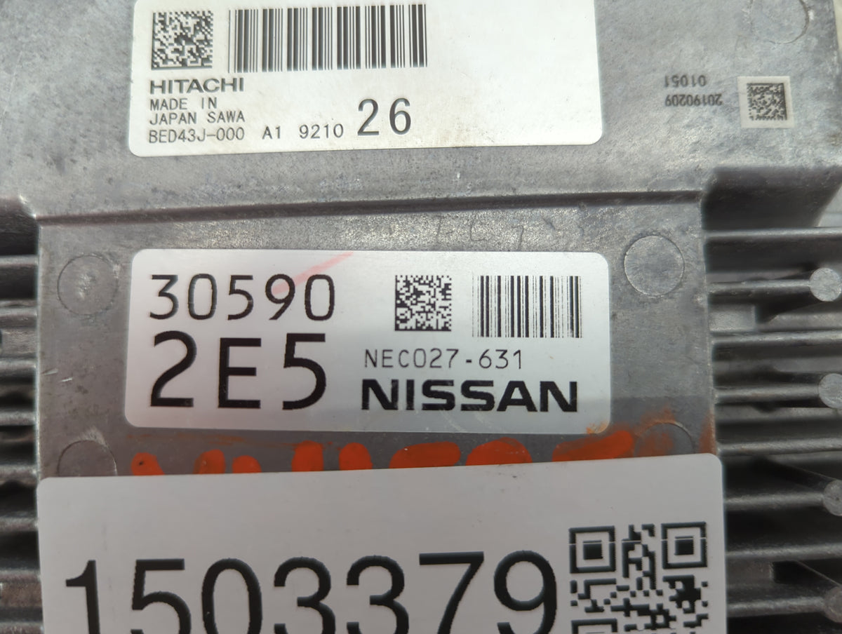 2018-2022 Nissan Rogue Sport PCM Engine Control Computer ECU ECM PCU OEM P/N:BED43J-000 NEC027-631 Fits OEM Used Auto Parts 