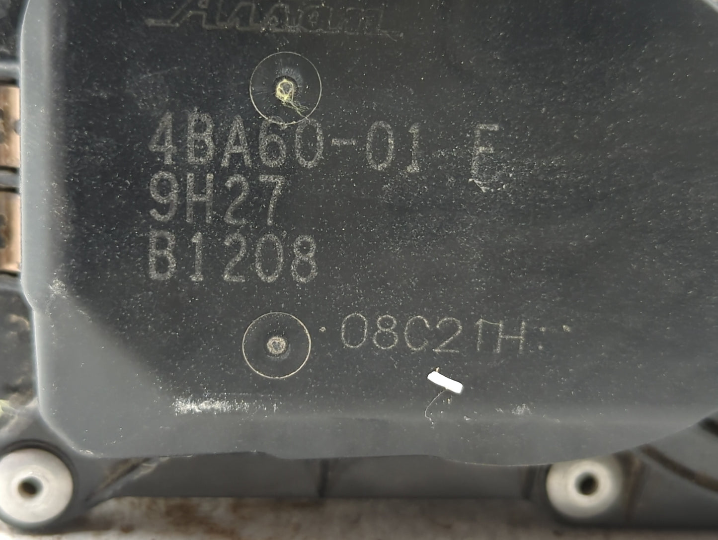 2018-2019 Nissan Rogue Sport Throttle Body P/N:4BA60-01 4BA60-01 F Fits Fits 2018 2019 OEM Used Auto Parts - Oemusedautopart