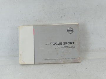 2019 Nissan Rogue Sport Owners Manual Book Guide P/N:T00UM-6MA3D OEM Used Auto Parts - Oemusedautoparts1.com