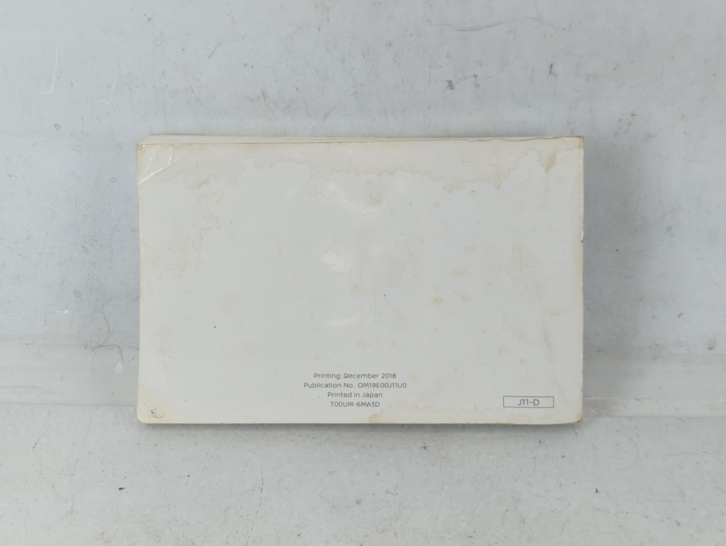 2019 Nissan Rogue Sport Owners Manual Book Guide P/N:T00UM-6MA3D OEM Used Auto Parts - Oemusedautoparts1.com