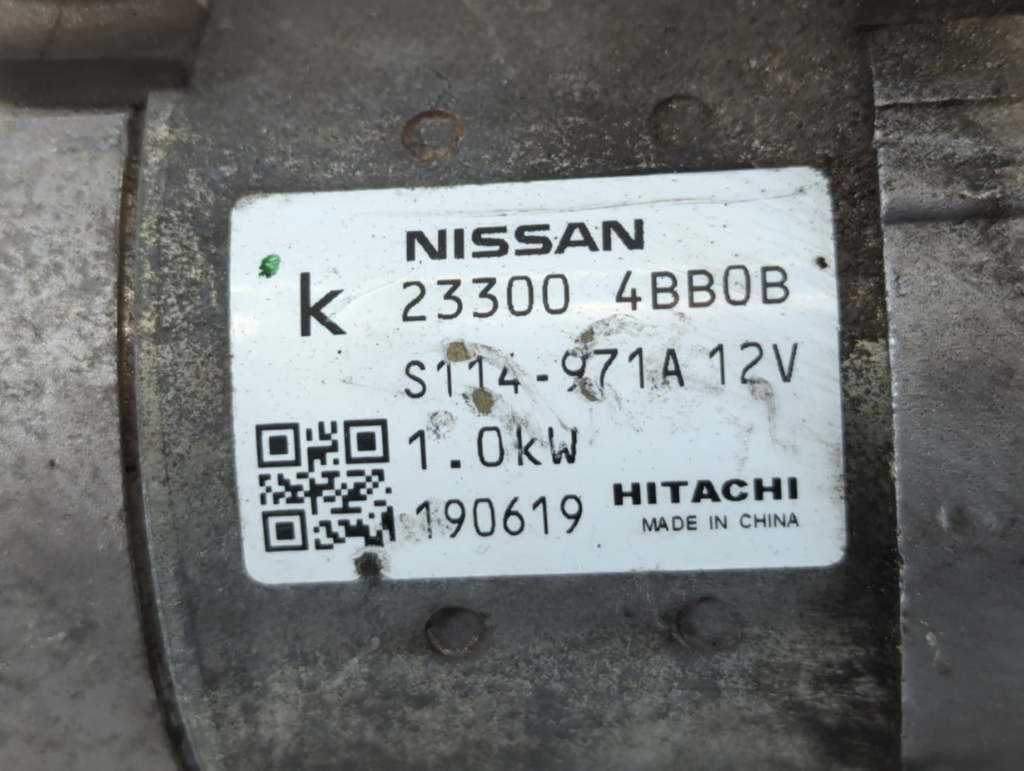 2017-2020 Nissan Rogue Sport Car Starter Motor Solenoid OEM P/N:S114-971A 23300 4BB0B Fits Fits 2017 2018 2019 2020 2021 OEM