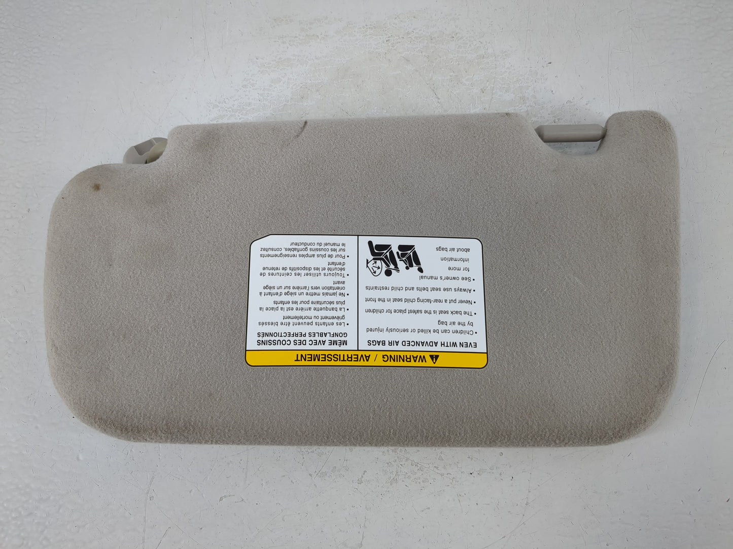 2013-2019 Nissan Sentra Sun Visor Shade Replacement Passenger Right Mirror Fits Fits 2012 2013 2014 2015 2016 2017 2018 2019