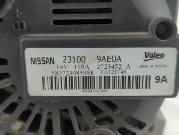 2013-2019 Nissan Sentra Alternator Replacement Generator Charging Assembly Engine OEM P/N:23100 9AE0A Fits OEM Used Auto Parts