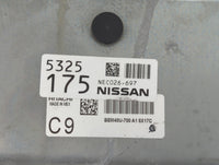 2018-2019 Nissan Sentra PCM Engine Control Computer ECU ECM PCU OEM P/N:NEC026-697 Fits Fits 2018 2019 OEM Used Auto Parts -