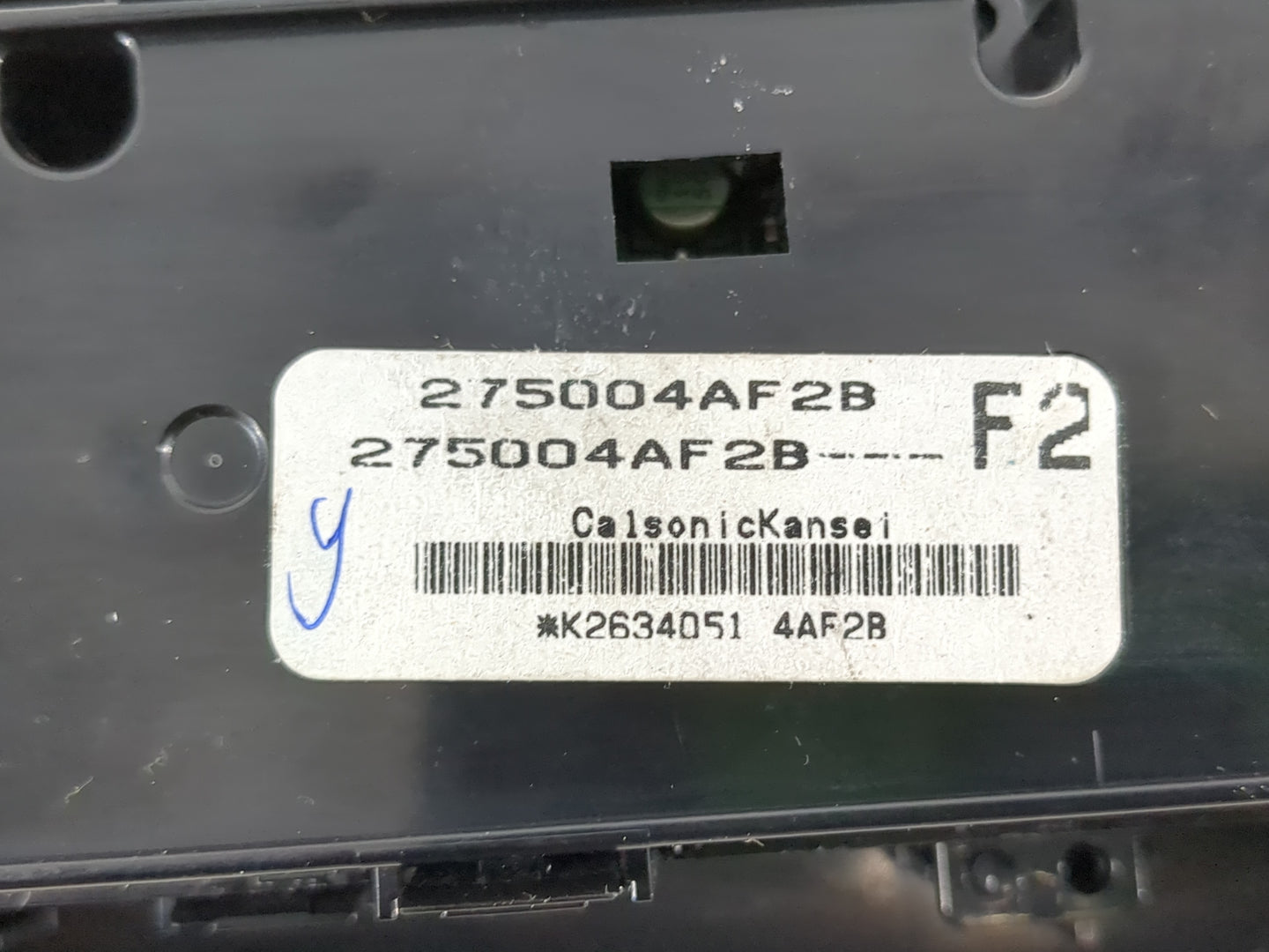 2017-2019 Nissan Sentra Climate Control Module Temperature AC/Heater Replacement P/N:275004AF2B 27500 4AT4A Fits OEM Used Au