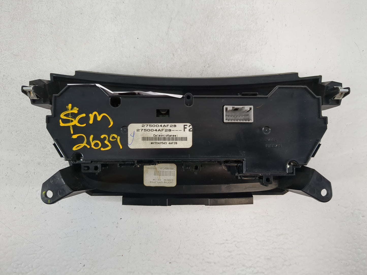 2017-2019 Nissan Sentra Climate Control Module Temperature AC/Heater Replacement P/N:275004AF2B 27500 4AT4A Fits OEM Used Au