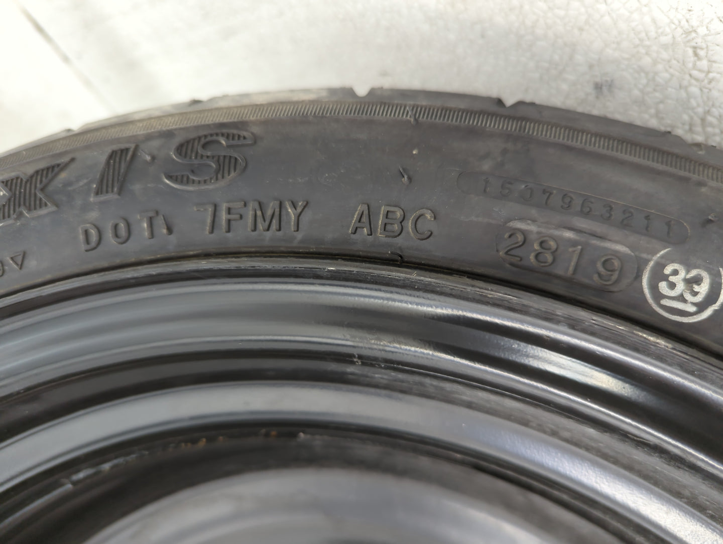 2015-2019 Nissan Sentra Spare Donut Tire Wheel Rim Oem - Oemusedautoparts1.com