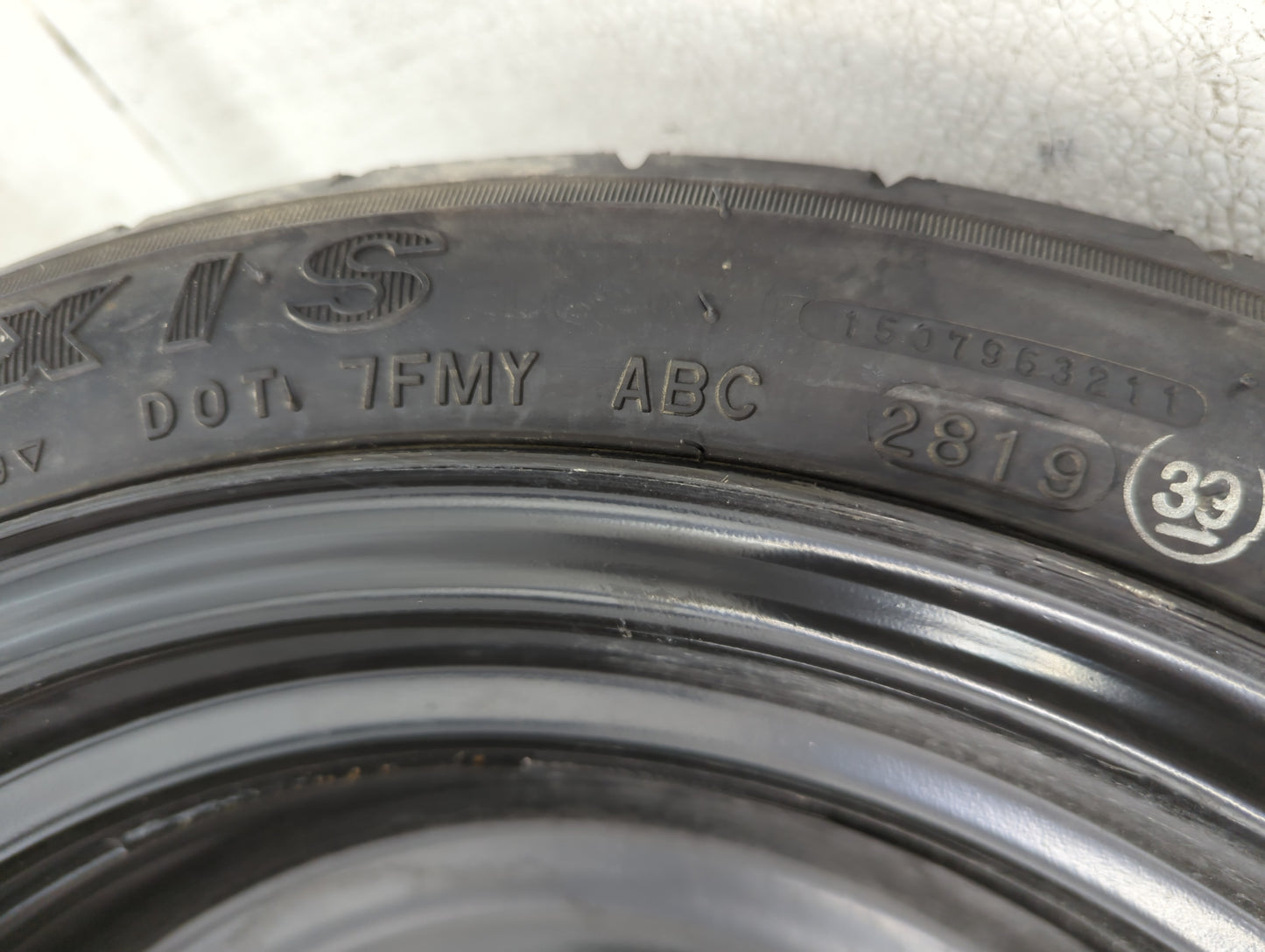 2015-2019 Nissan Sentra Spare Donut Tire Wheel Rim Oem - Oemusedautoparts1.com