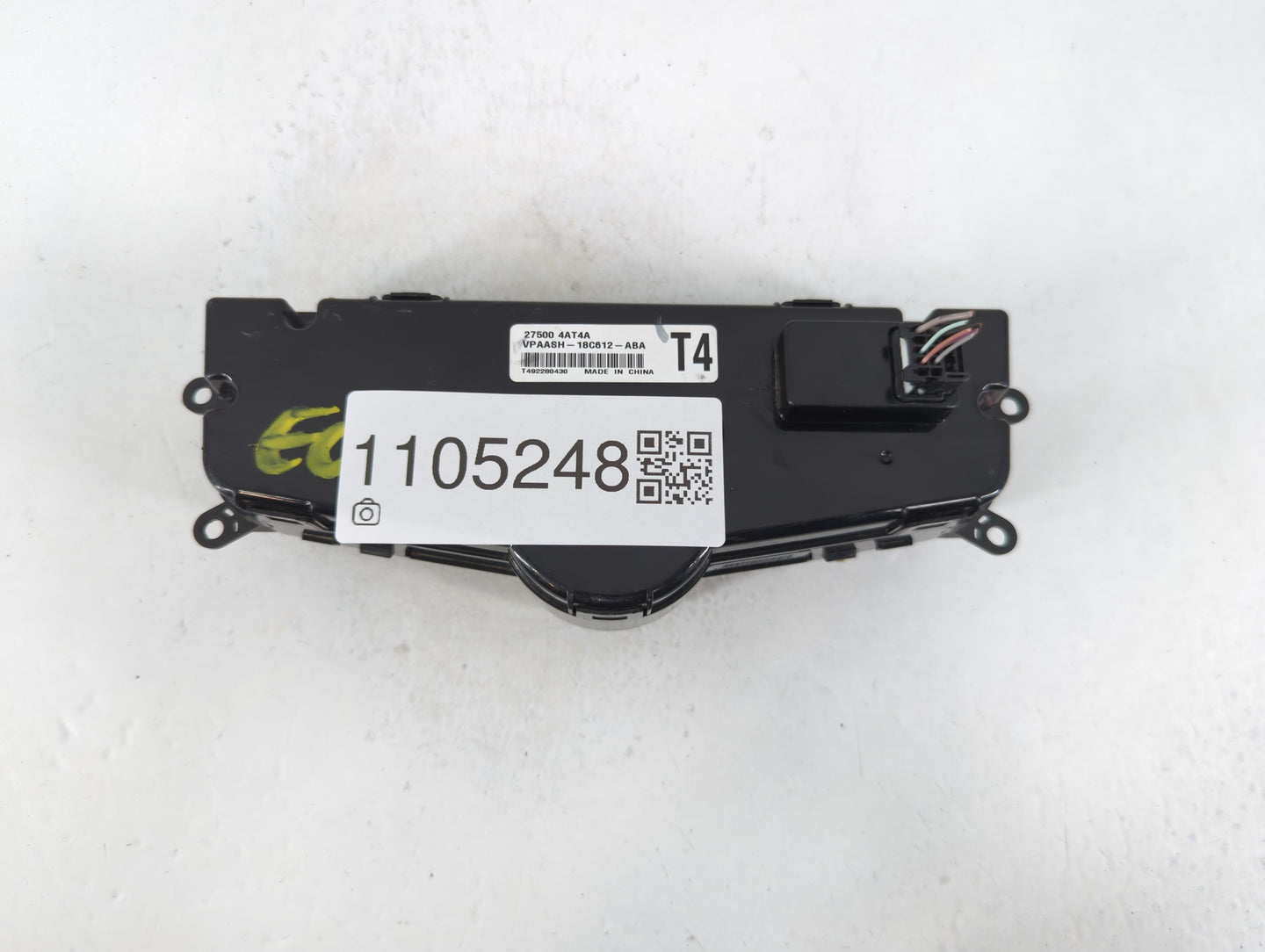 2015-2019 Nissan Sentra Climate Control Module Temperature AC/Heater Replacement P/N:27500 4AT4A Fits OEM Used Auto Parts - 