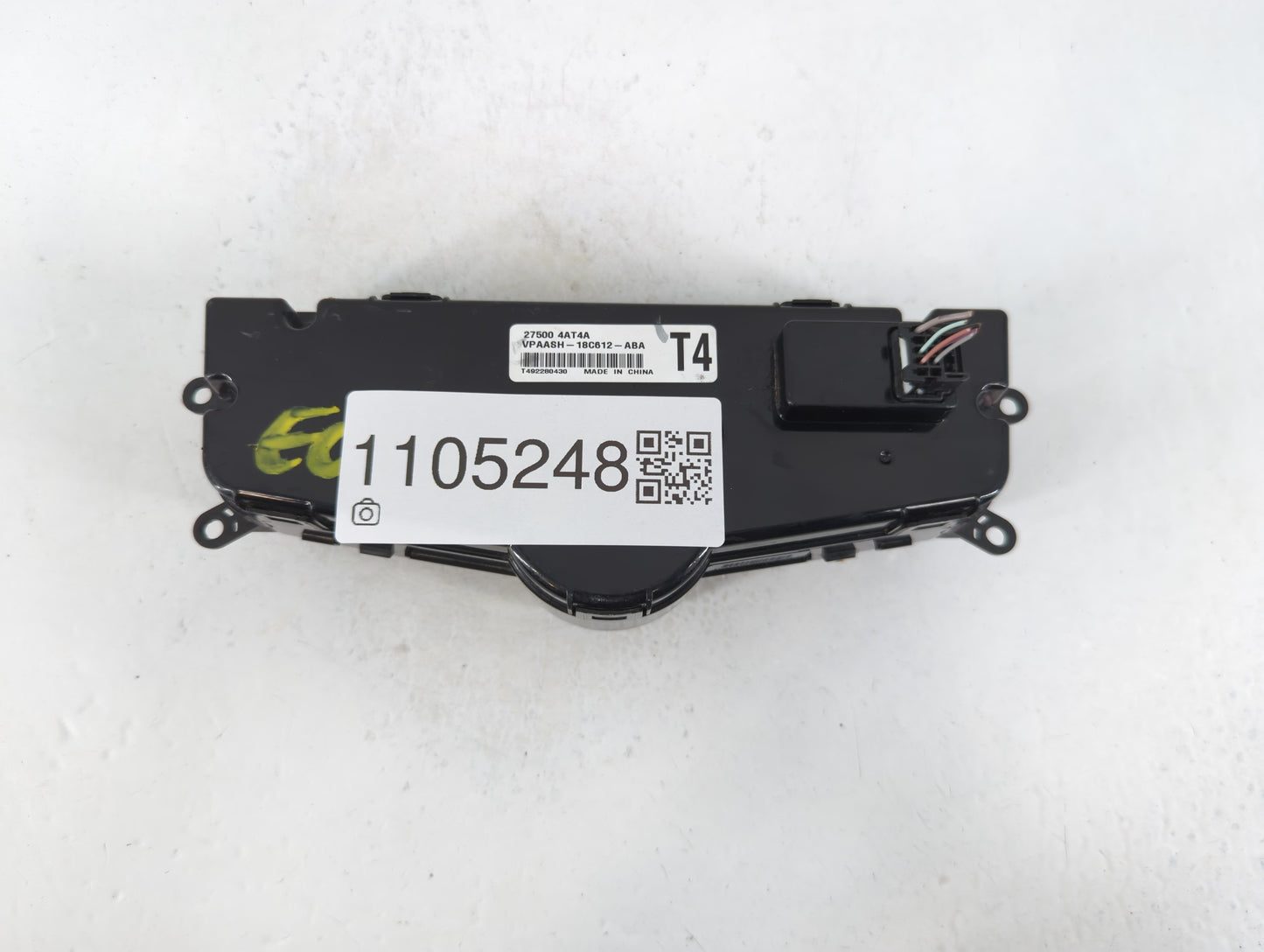 2015-2019 Nissan Sentra Climate Control Module Temperature AC/Heater Replacement P/N:27500 4AT4A Fits OEM Used Auto Parts - 