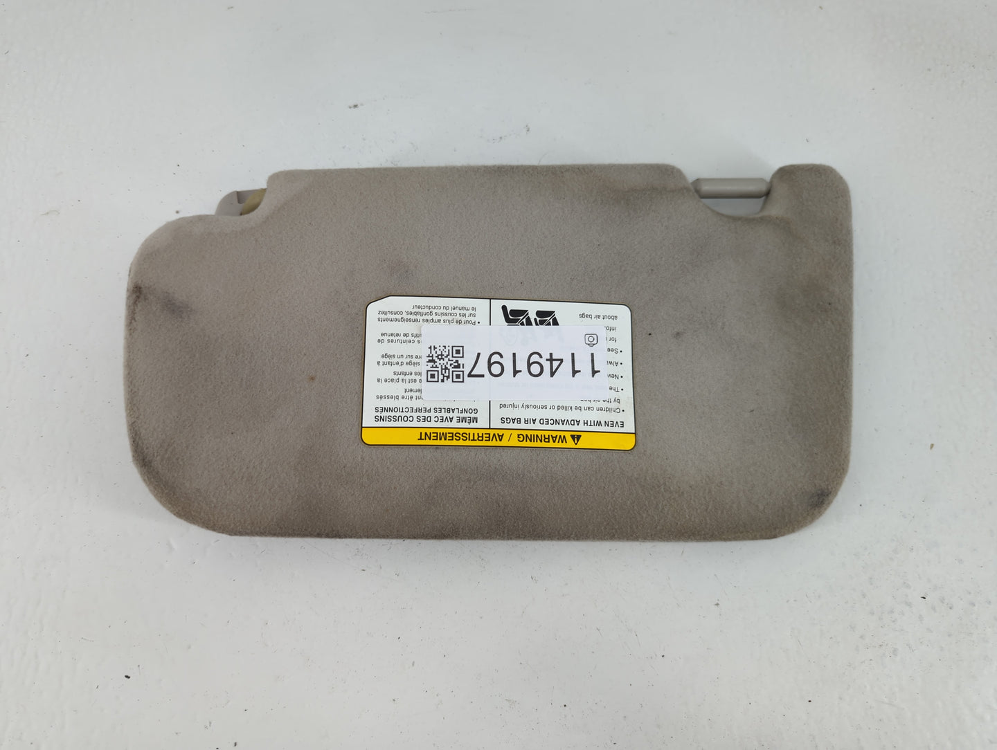 2013-2019 Nissan Sentra Sun Visor Shade Replacement Passenger Right Mirror Fits Fits 2012 2013 2014 2015 2016 2017 2018 2019